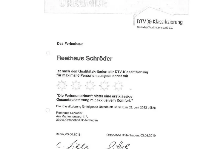 Reethaus Am Mariannenweg 11a Vakantiehuis